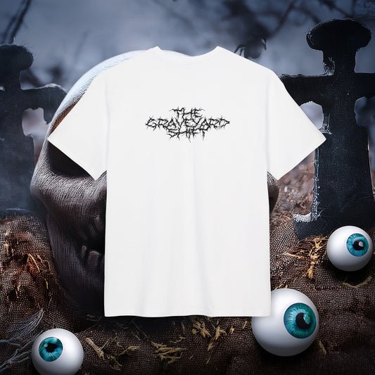 Heavy Oversize Tee - 'The Graveyard' Gothic Graphic Shirt